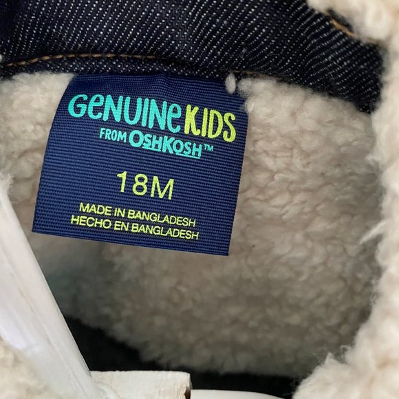 18 mos Oshkosh Jean Jacket - Picture 2 of 3